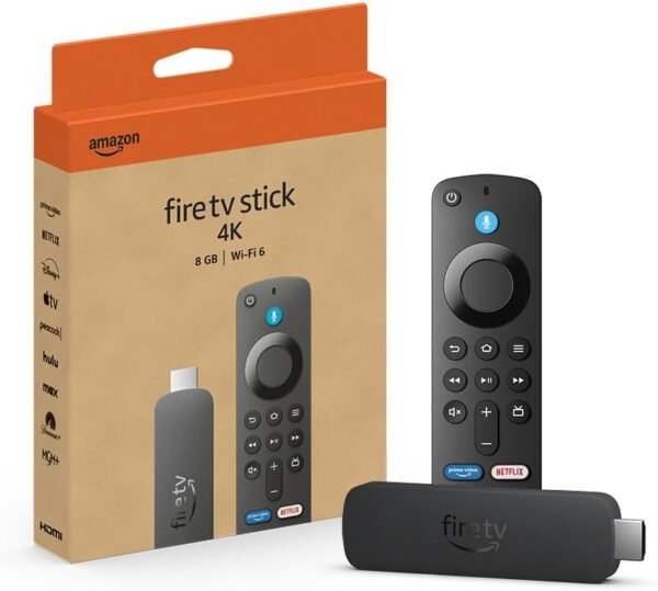 Amazon Fire TV Stick 4K (Modelo Más Reciente) con Búsqueda Potenciada por IA, Wi-Fi 6