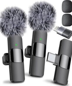 Mini Mic Pro (Modelo Más Nuevo) – Micrófono Inalámbrico Lavalier para iPhone, iPad y Android
