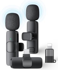 Pack de 2 Micrófonos Inalámbricos Lavalier KUKIHO