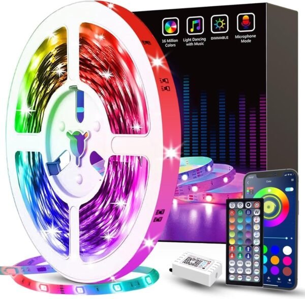 Tenmiro Luces LED para Dormitorio – 100 Pies(2 Rollos de 50 pies)