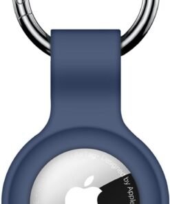 Llavero para AirTag Azul– Anillo con Funda de Silicona