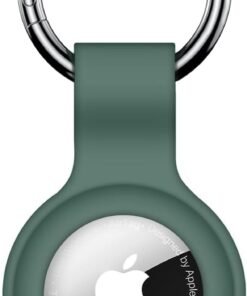 Llavero para AirTag Verde– Anillo con Funda de Silicona