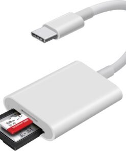 Lector de Tarjetas SD USB-C – Adaptador de Alta Velocidad con Doble Ranura.