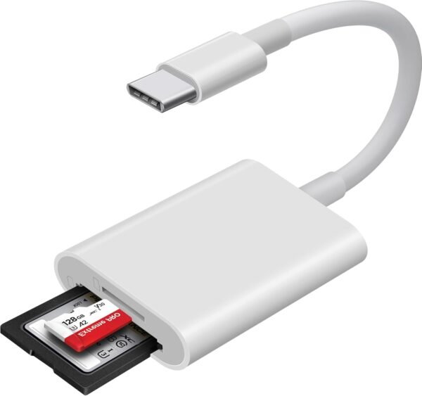 Lector de Tarjetas SD USB-C – Adaptador de Alta Velocidad con Doble Ranura.