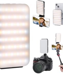 Iluminación LED Portátil NEWMOWA Luz Multifuncional para Selfies