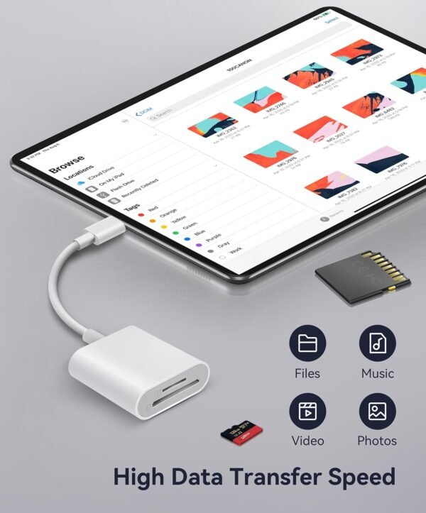 Lector de Tarjetas SD USB-C – Adaptador de Alta Velocidad con Doble Ranura. - Imagen 6
