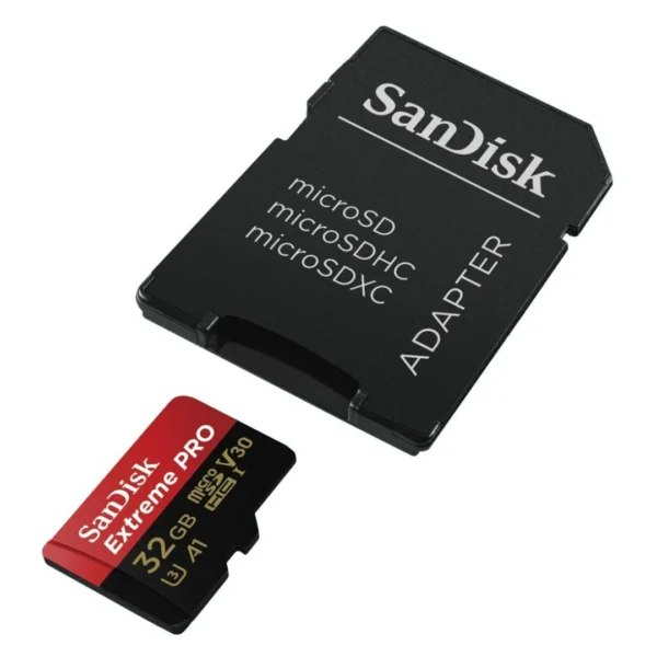 SanDisk Extreme PRO microSD 32GB + Adaptador SD - Imagen 2