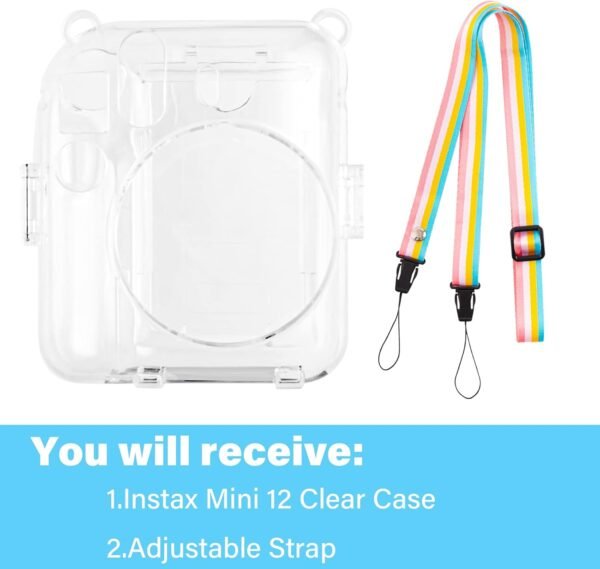 Funda Transparente – Compatible con Fujifilm Instax Mini 12 - Imagen 6