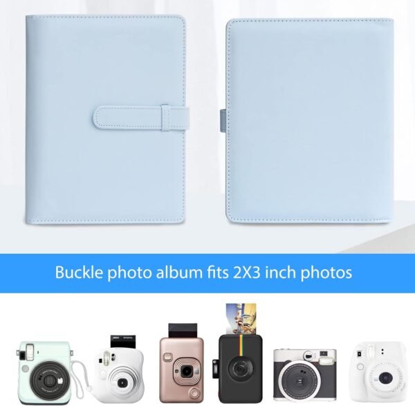 Mini Álbum de Fotos – 128 Bolsillos para Fujifilm Instax y Polaroid - Imagen 3