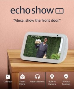 Amazon Echo Show 5 – Pantalla inteligente Blanco Glaciar