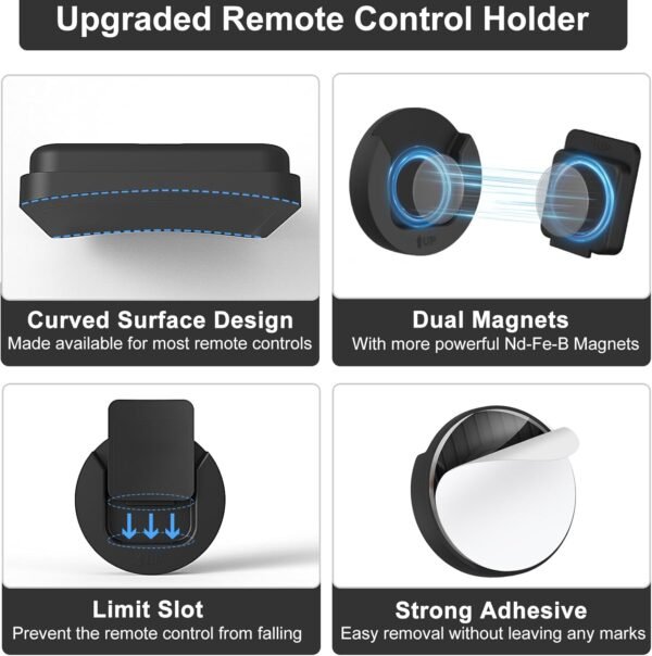 Soporte Magnético para Control Remoto – Paquete de 4 - Imagen 6