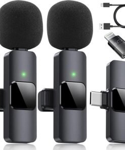 Micrófono Lavalier Inalámbrico Dual