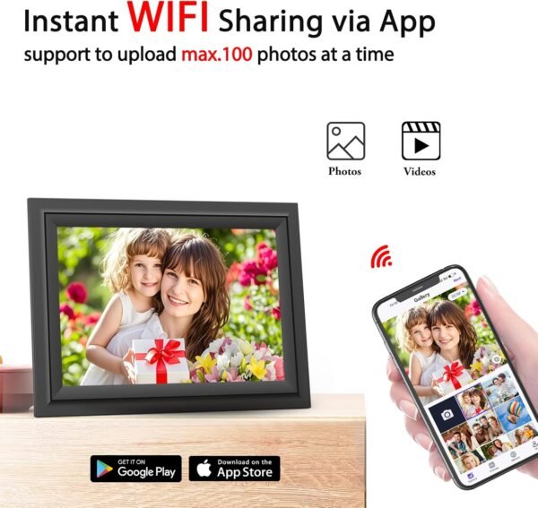 Marco de Fotos Digital 10.1 – WiFi y Pantalla Táctil - Imagen 4