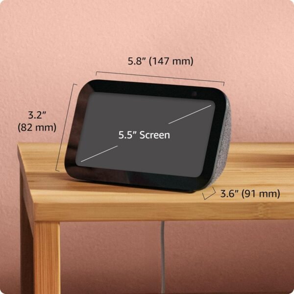 Amazon Echo Show 5 – Pantalla inteligente Blanco Glaciar - Imagen 3