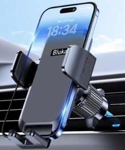 Soporte para Celular de Auto Blukar con Gancho Metálico 2025 y Rotación 360
