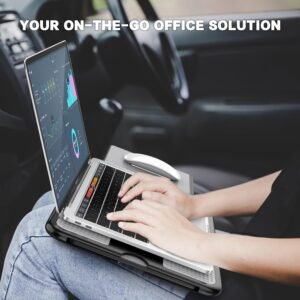 Alternative view of Mesa Portátil para Laptop AboveTEK con Bandeja Deslizante para Mouse y Superficie Antideslizante