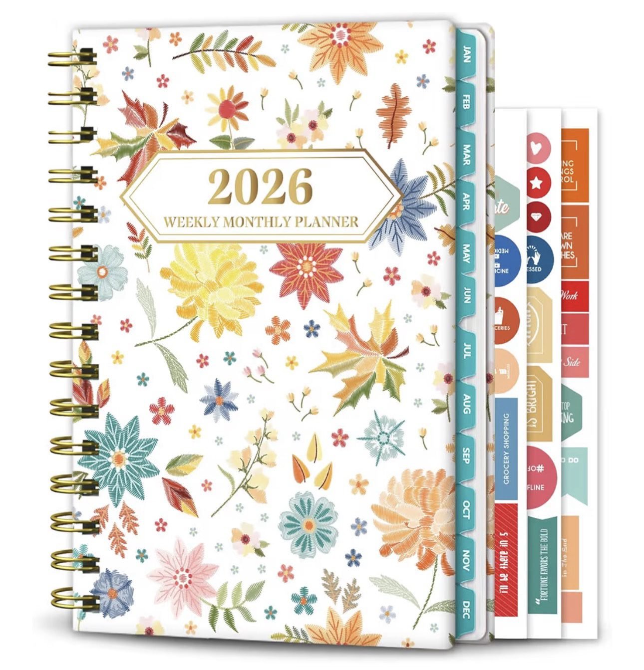 Planificador 2026, planificador diario semanal y mensual, enero de 2026 a diciembre. - Imagen 2