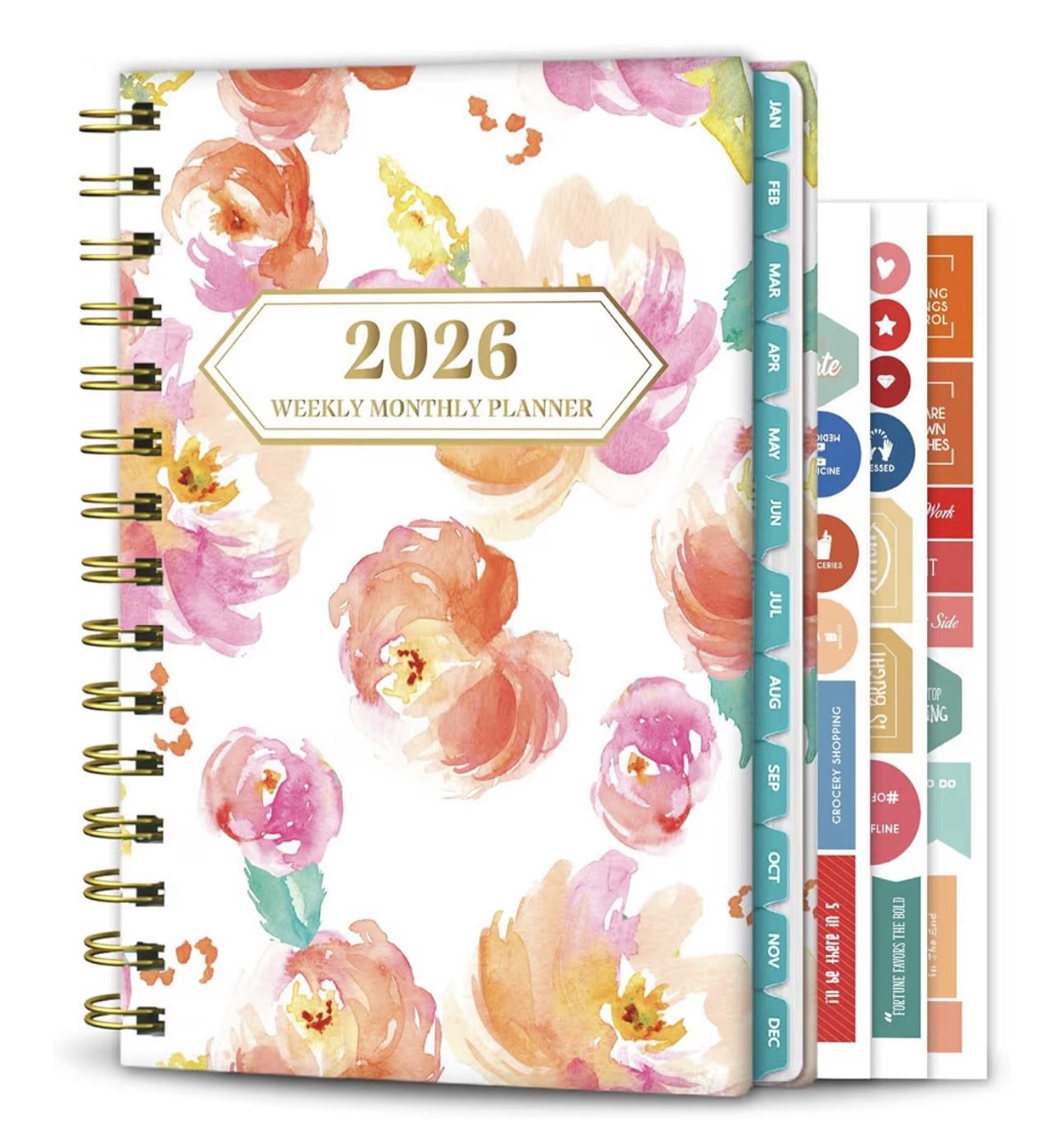 Planificador 2026, planificador diario semanal y mensual, enero de 2026 a diciembre. - Imagen 4