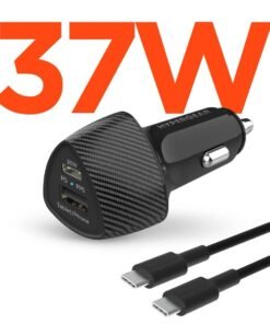 CARGADOR AUTO HYPERGEAR, SPEEDBOOST 37W PD USB-C