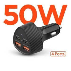 CARGADOR AUTO HYPERGEAR, SPEEDBOOST 50W PD USB-C