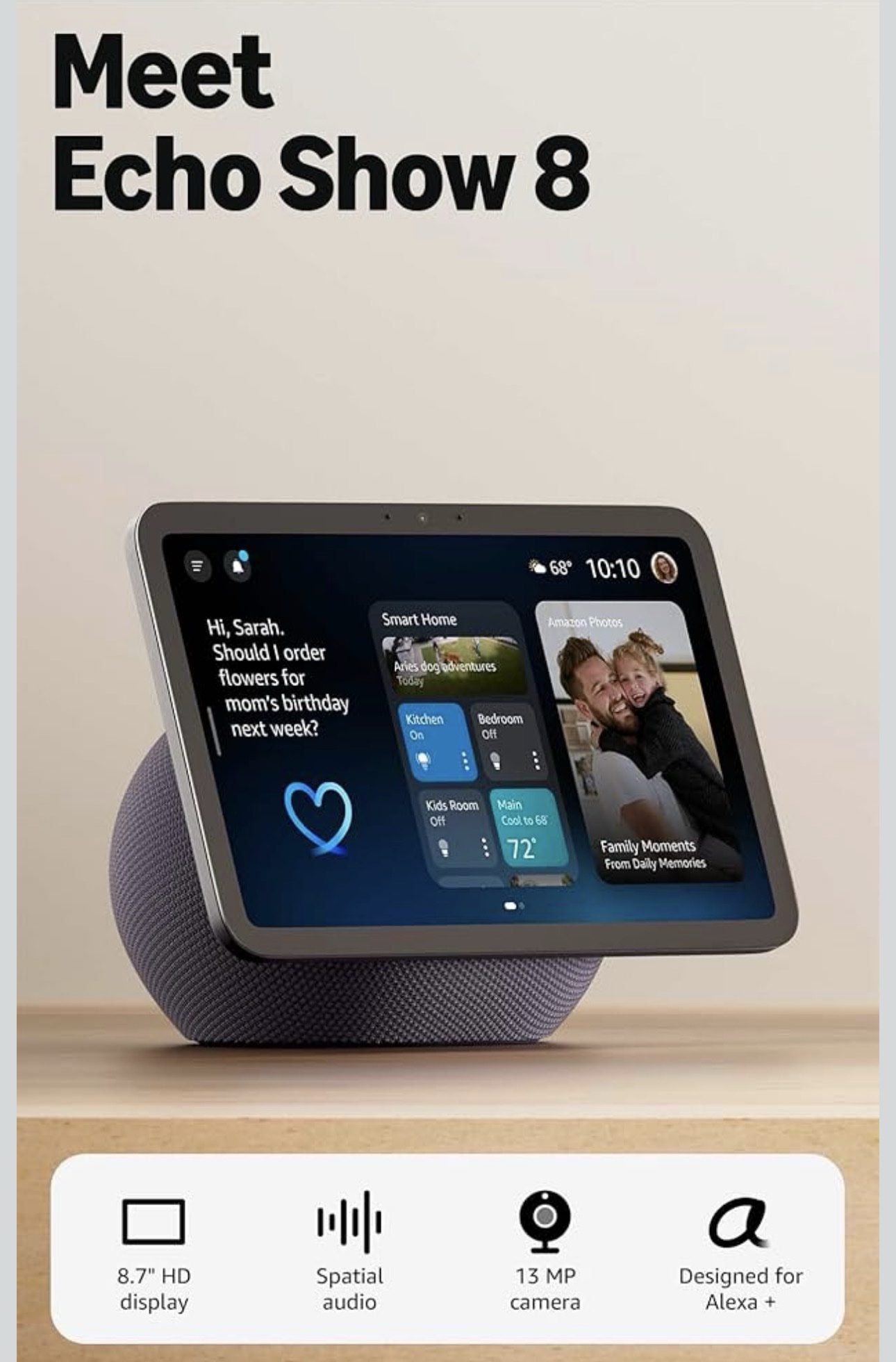 Amazon Echo Show 8 (4ta generación) - Imagen 3