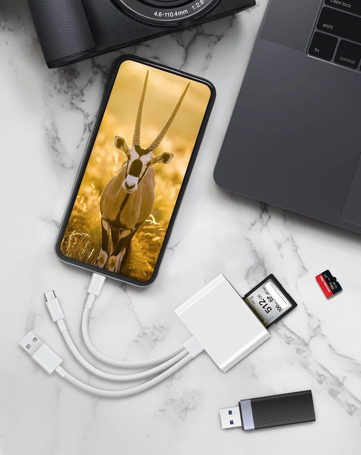 Lector de Tarjetas SD 3-en-1 para iPhone, iPad y Mac - Imagen 2