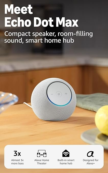 AMAZON ECHO DOT MAX (ÚLTIMA GENERACIÓN) CON ALEXA - Imagen 4