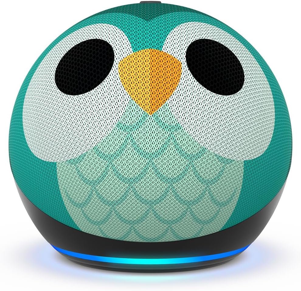 AMAZON ECHO DOT KIDS (ÚLTIMA GENERACIÓN) CON ALEXA – DISEÑO BÚHO