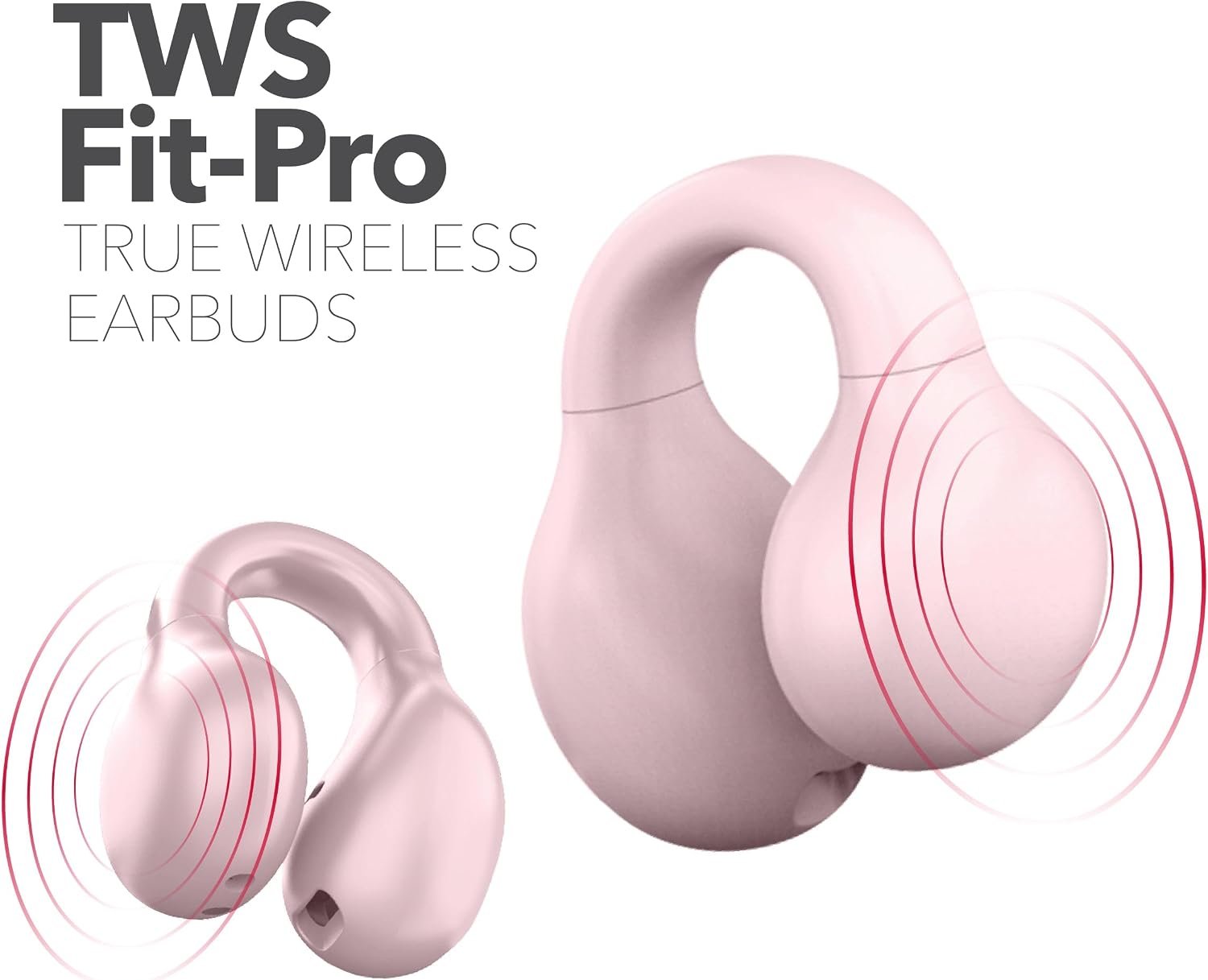 AUDIFONOS INALÁMBRICOS RCA FIT PRO EARBUDS – COLOR ROSA - Imagen 3