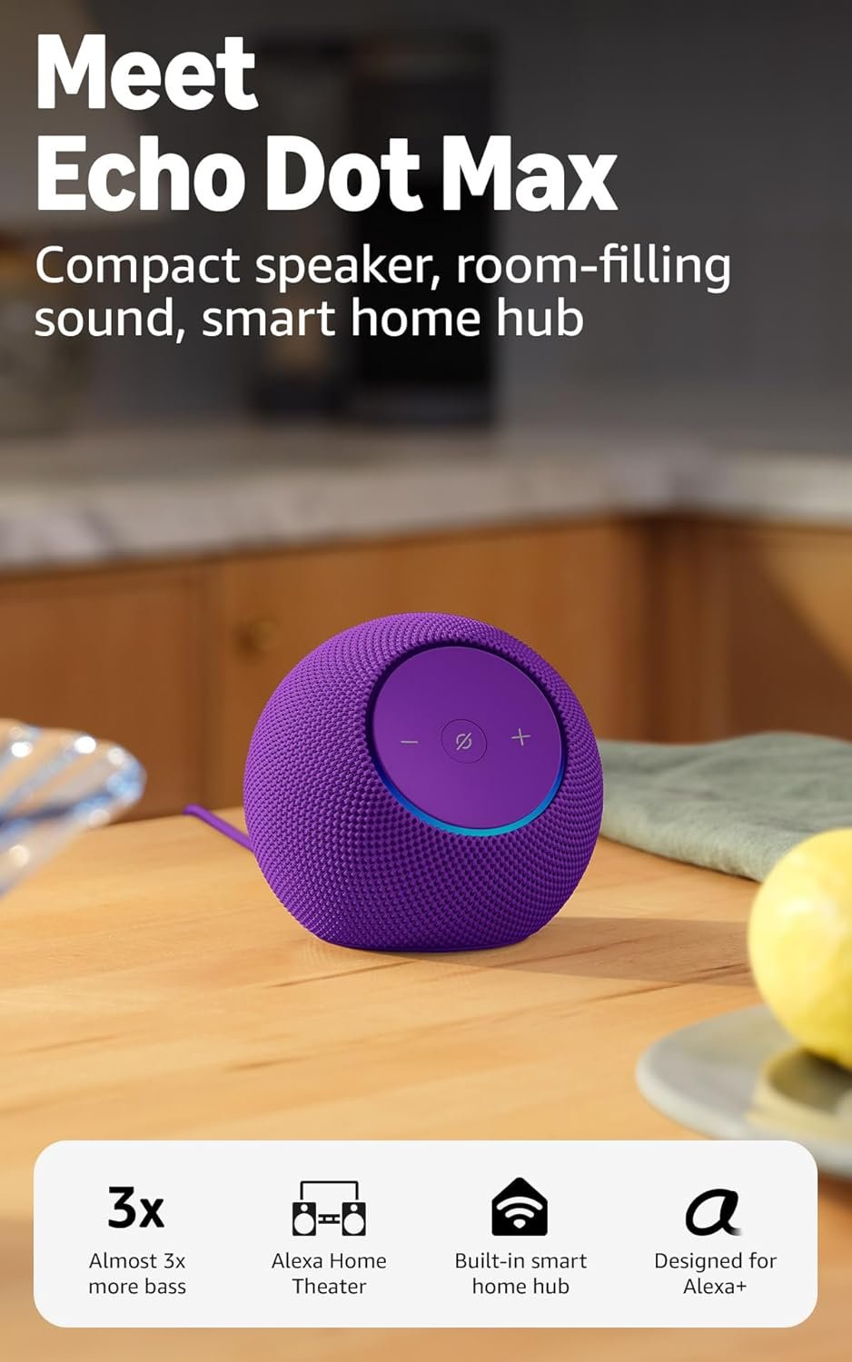 AMAZON ECHO DOT MAX (ÚLTIMA GENERACIÓN) CON ALEXA - Imagen 6