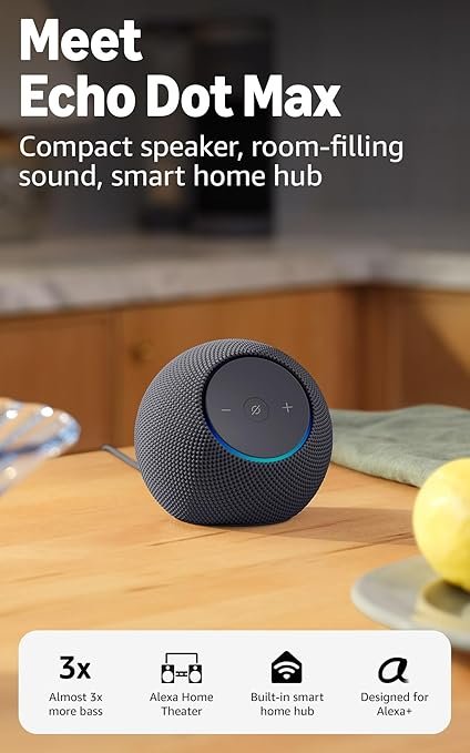 AMAZON ECHO DOT MAX (ÚLTIMA GENERACIÓN) CON ALEXA - Imagen 3