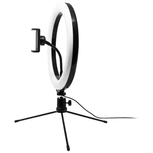 ADURO TRÍPODE DE ESCRITORIO CON ARO DE LUZ DE 10 PULGADAS - Imagen 3