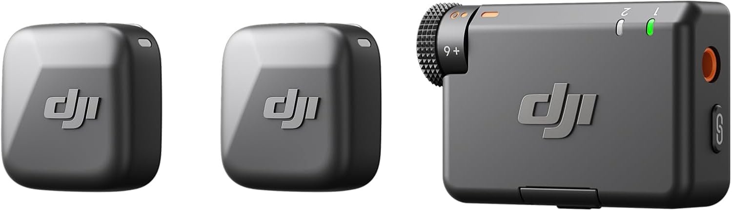 DJI MIC MINI – SISTEMA DE MICRÓFONOS INALÁMBRICOS 2 TX + 1 RX