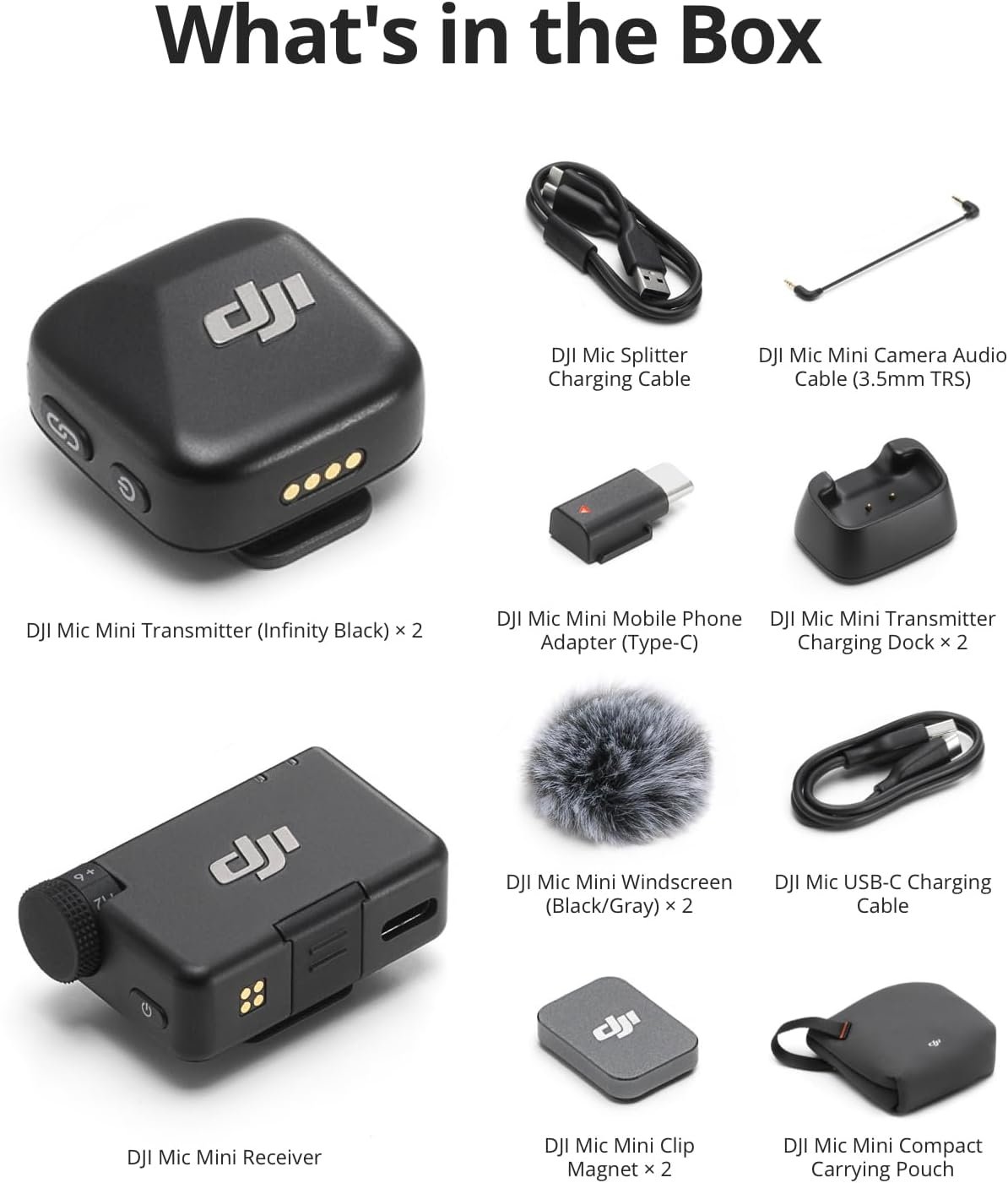 DJI MIC MINI – SISTEMA DE MICRÓFONOS INALÁMBRICOS 2 TX + 1 RX - Imagen 6