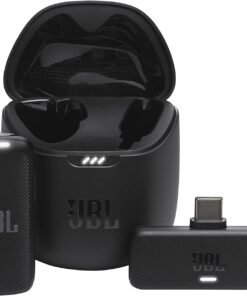 JBL QUANTUM STREAM WIRELESS USB-C – MICRÓFONO INALÁMBRICO PARA STREAMING, COLOR NEGRO