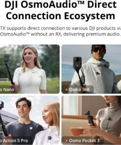 DJI MIC MINI – SISTEMA DE MICRÓFONOS INALÁMBRICOS 2 TX + 1 RX - Imagen 5