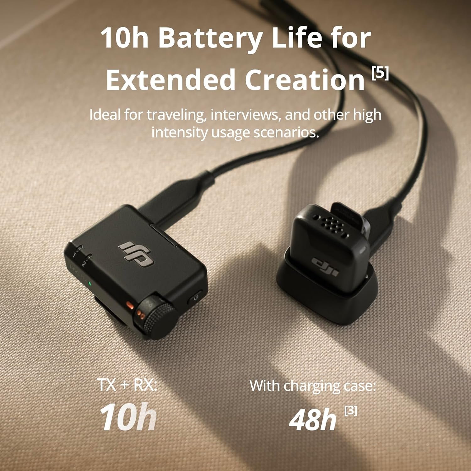 DJI MIC MINI – SISTEMA DE MICRÓFONOS INALÁMBRICOS 2 TX + 1 RX - Imagen 4