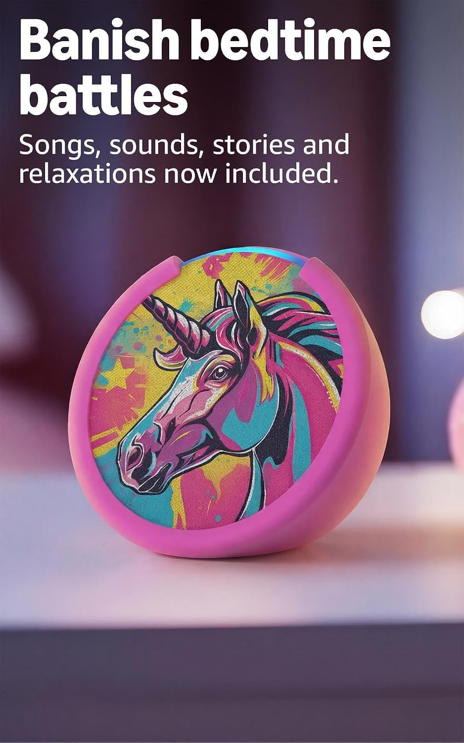 Amazon Echo Pop Kids – Edición Unicornio y Perro - Imagen 3