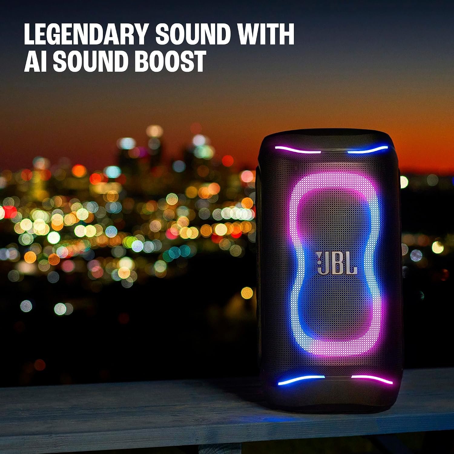 JBL PARTYBOX 130 – PARLANTE BLUETOOTH PORTÁTIL PARA FIESTAS CON 200 W RMS Y SHOW DE LUCES - Imagen 4