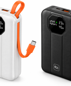 Power Bank 20000 mAh Carga Rápida PD 45W con Pantalla Digital