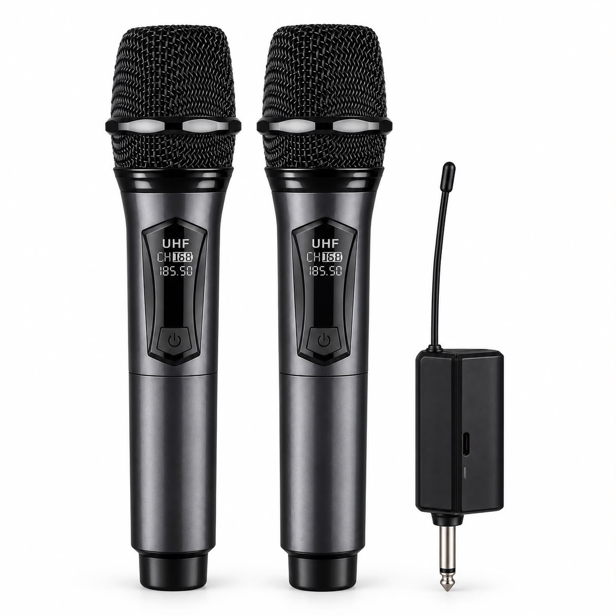 Micrófono Inalámbrico Dual para Karaoke Bakzer M12